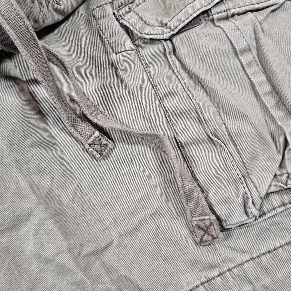 Vintage Aeropostale Cargo Shorts Mens 31 Beige‎ Relaxed Fit Multi Pocket 90s Y2K